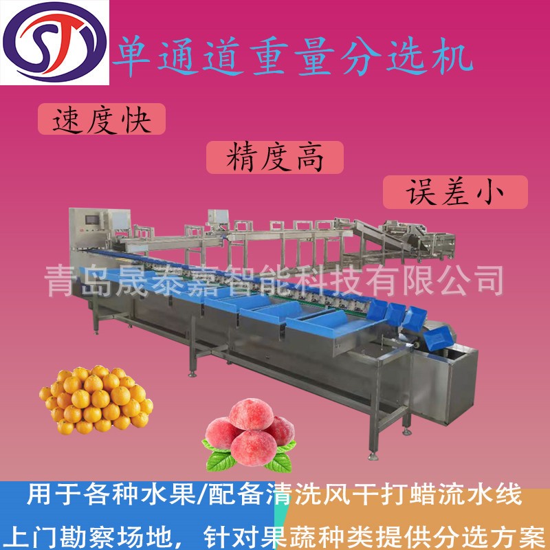 红薯土豆重量分拣机 李子水蜜桃转盘式全自动分级机 分拣机设备图2
