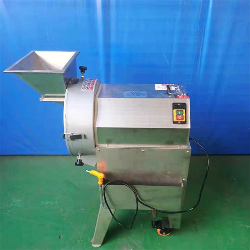 净菜加工用萝卜切丝丁片机 变频双头根茎类切菜机 商用单头切菜机图4