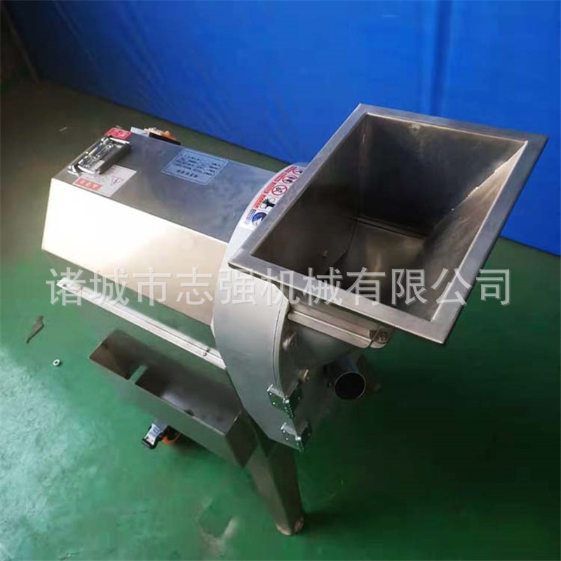 志强单头切菜机 实惠小型根茎类莲藕商用不锈钢茄子切片切丁丝机图3