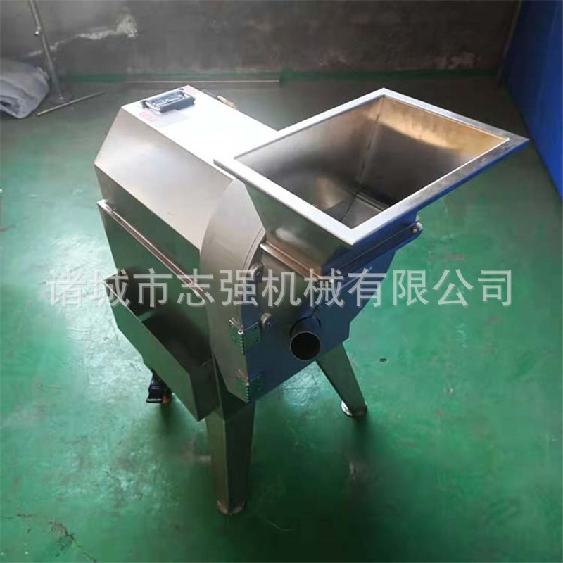 志强单头切菜机 实惠小型根茎类莲藕商用不锈钢茄子切片切丁丝机图4