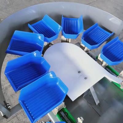 莱阳梨果蔬重量多级分选机 流水线控制 扇贝海蛎子输送等级挑选机