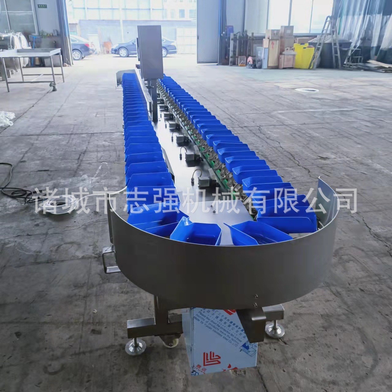 莱阳梨果蔬重量多级分选机 流水线控制 扇贝海蛎子输送等级挑选机图4