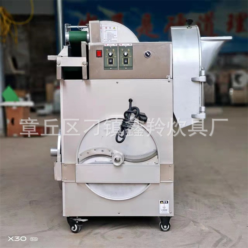 厂家现货XK280型双头变频多功能切菜机多功能蔬菜切丝切丁切菜机图3