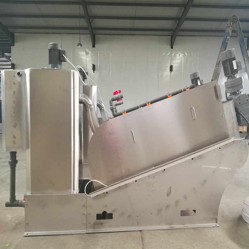 叠螺压滤机 叠螺式污泥脱水机 移动式叠螺机 叠螺式脱水机图4