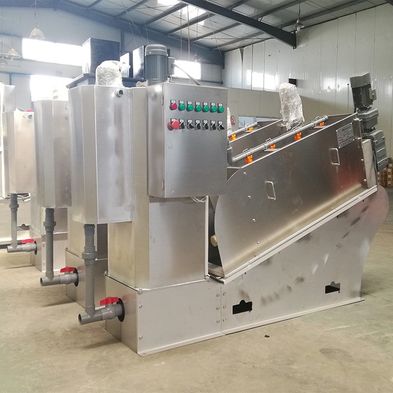 叠螺压滤机 叠螺式污泥脱水机 移动式叠螺机 叠螺式脱水机图5