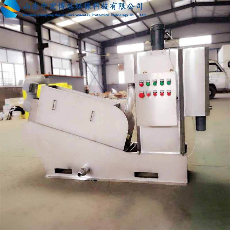 泥浆污泥脱水机 小型污泥干化设备 河道淤泥脱水机工业污泥压榨机图5