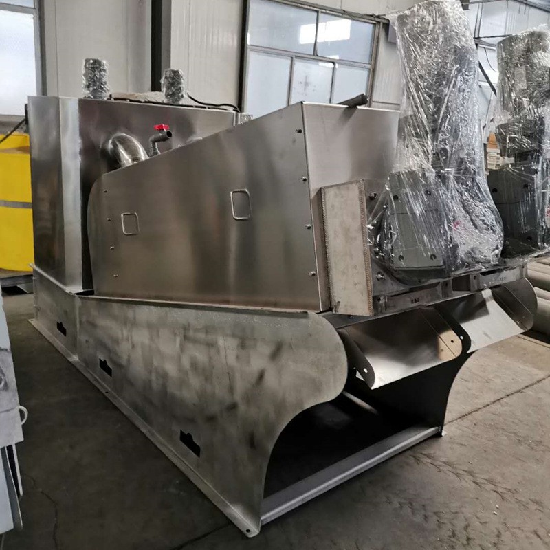 泥浆污泥脱水机 小型污泥干化设备 河道淤泥脱水机工业污泥压榨机图3