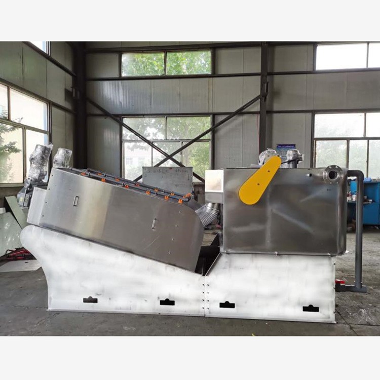 泥浆污泥脱水机 小型污泥干化设备 河道淤泥脱水机工业污泥压榨机图2