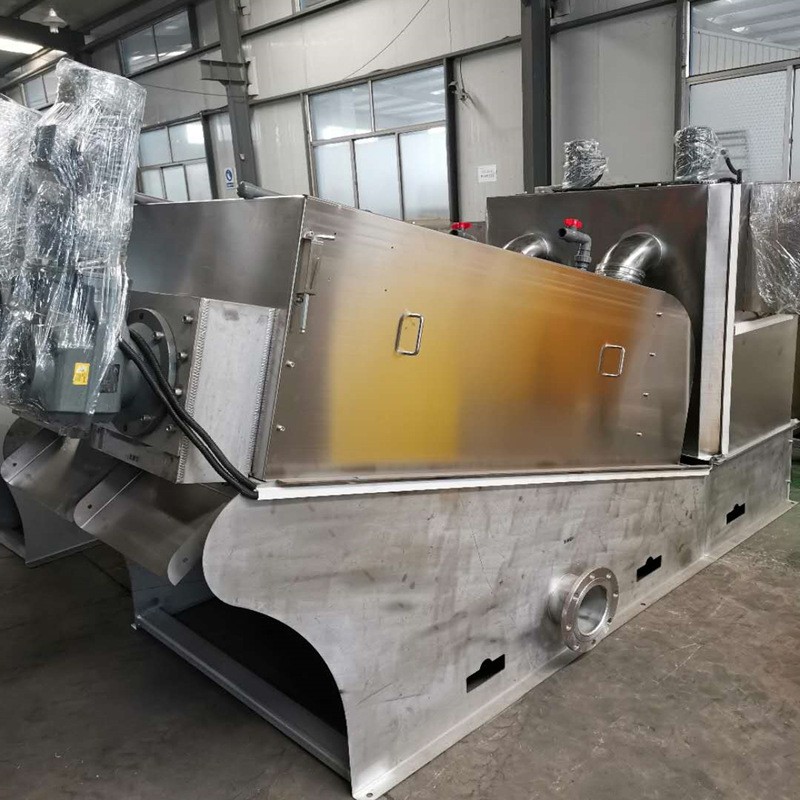 泥浆污泥脱水机 小型污泥干化设备 河道淤泥脱水机工业污泥压榨机图4