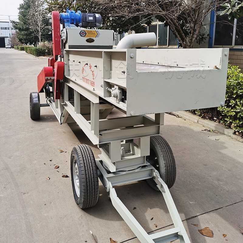 可移动木材粉碎机 牵引式树枝木材木头竹子粉碎机 柴油流动作业图4