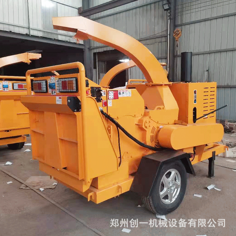 园林绿化树枝粉碎车 大马力柴油动力园艺苗木果树果园粉碎机图2