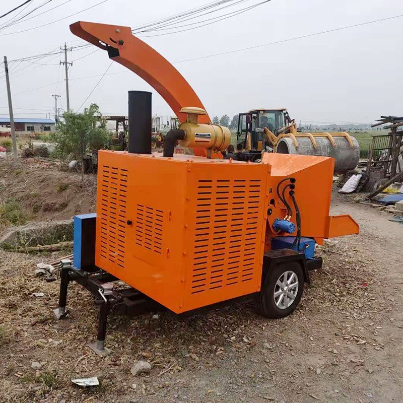 移动树枝粉碎机 树叶树枝丫枝条树木粉碎机 打树枝机器图3