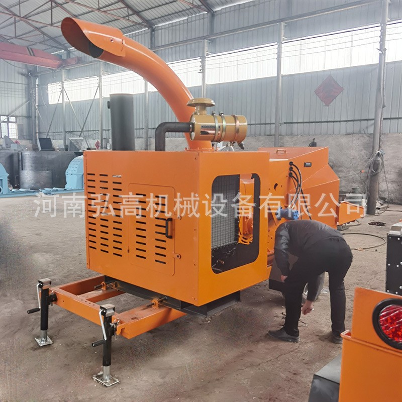 热销公园绿化木材粉碎机 大型树枝木材粉碎机 园林树枝树杈碎枝机