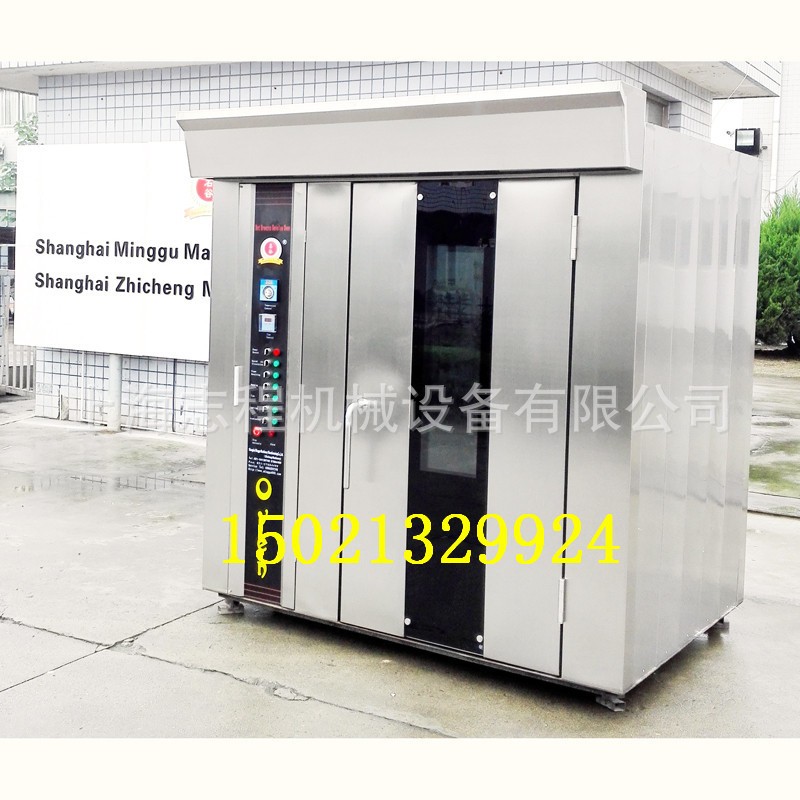 工厂直供16盘热风循环旋转烤炉 商用面包烤箱 柴油式月饼烤炉图3