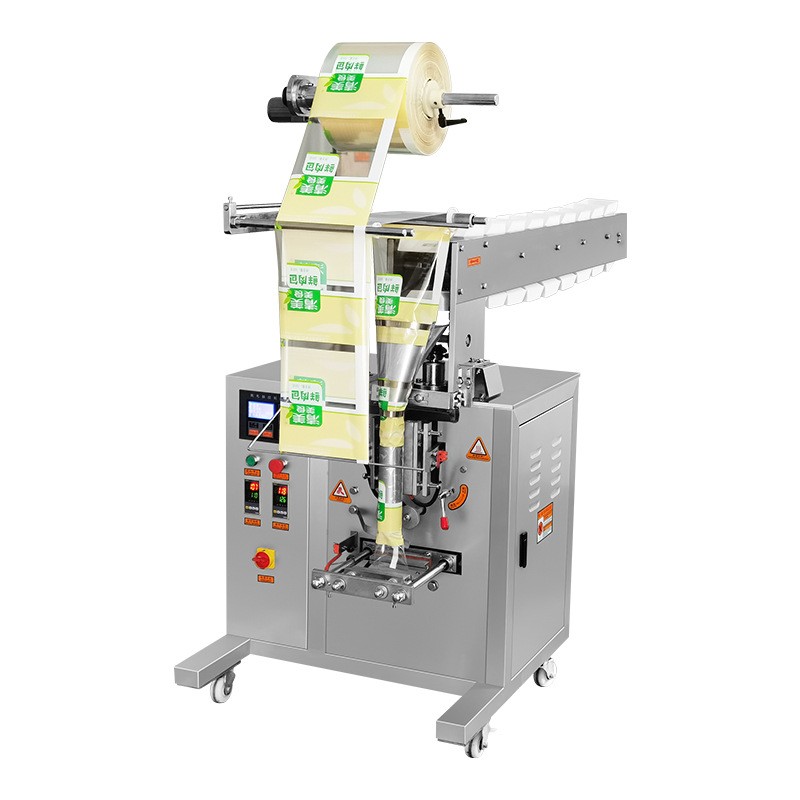 自动定量翻斗式薯条包装机 红枣软糖牛肉丸颗粒定量链斗式包装机图5