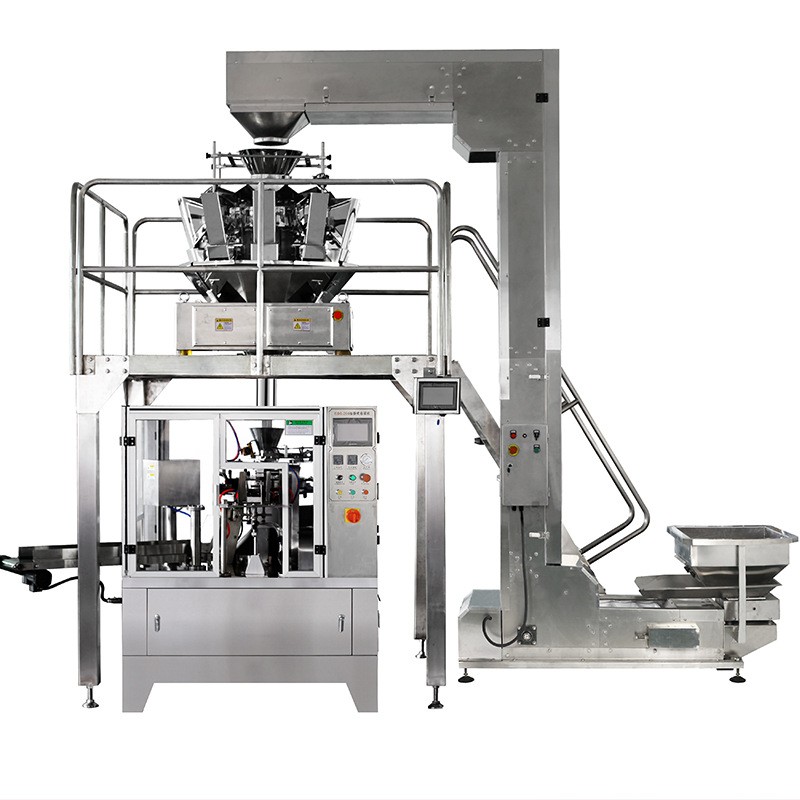 全自动给袋式颗粒包装机 坚果包装机械 自动封口预制袋粉末包装机图4