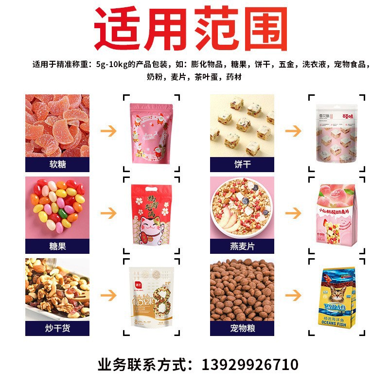 瓜子坚果包装机 开心果干果花生称重颗粒包装机 食品给袋式包装机图3