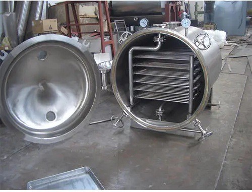 不锈钢圆形真空干燥机低温制药食品果蔬脆片干燥设备图2