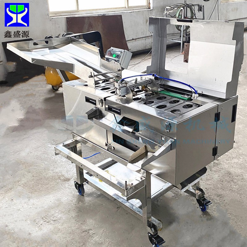 推荐双排连续全自动敲蛋机 仿人工蛋清蛋黄分离机 小型烘焙打蛋机图5