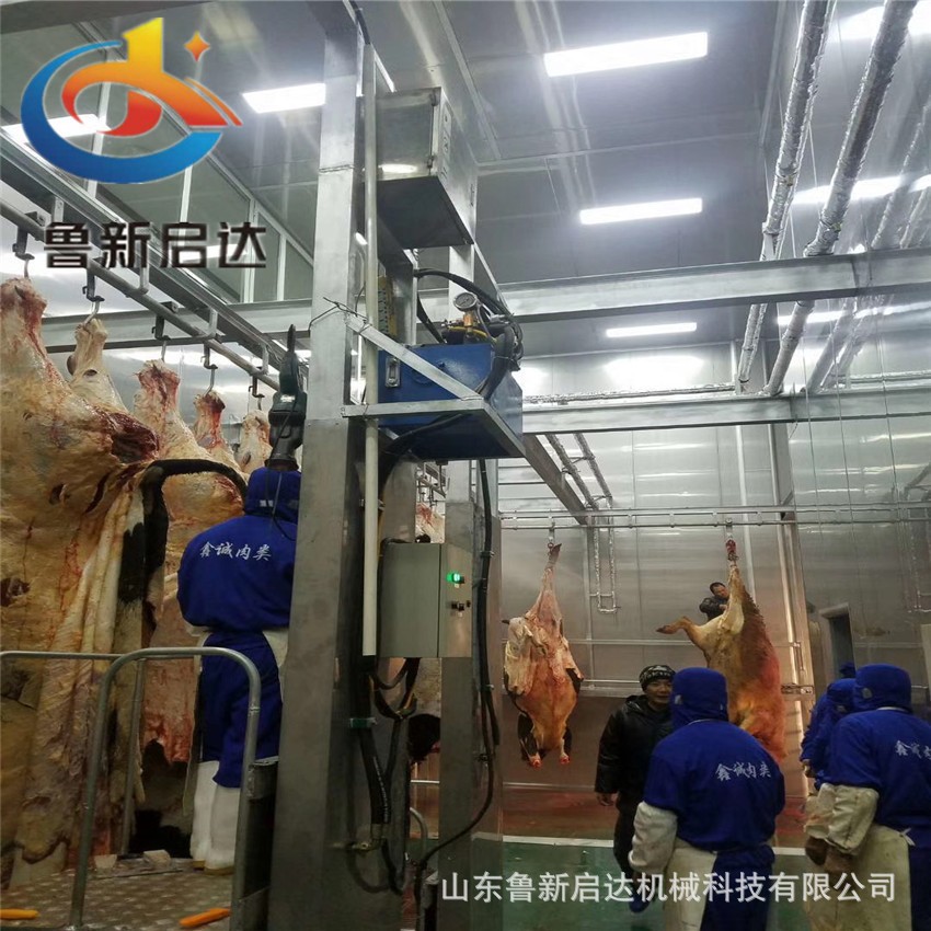 家畜屠宰设备,猪牛羊肉牛牦牛水牛黄牛屠宰宰杀机械设备线图3