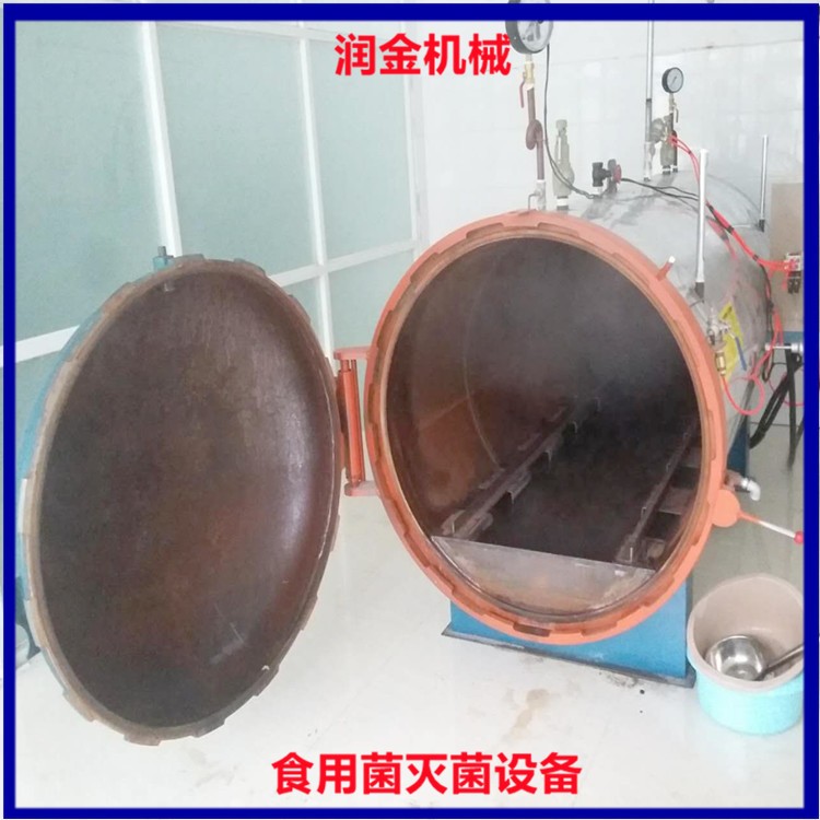 上海羊肚菌灭菌锅 食用菌高压杀菌釜 食用菌学校实验灭菌锅 润金图2