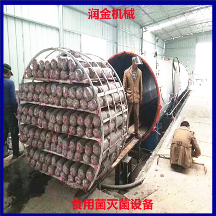 上海羊肚菌灭菌锅 食用菌高压杀菌釜 食用菌学校实验灭菌锅 润金图3