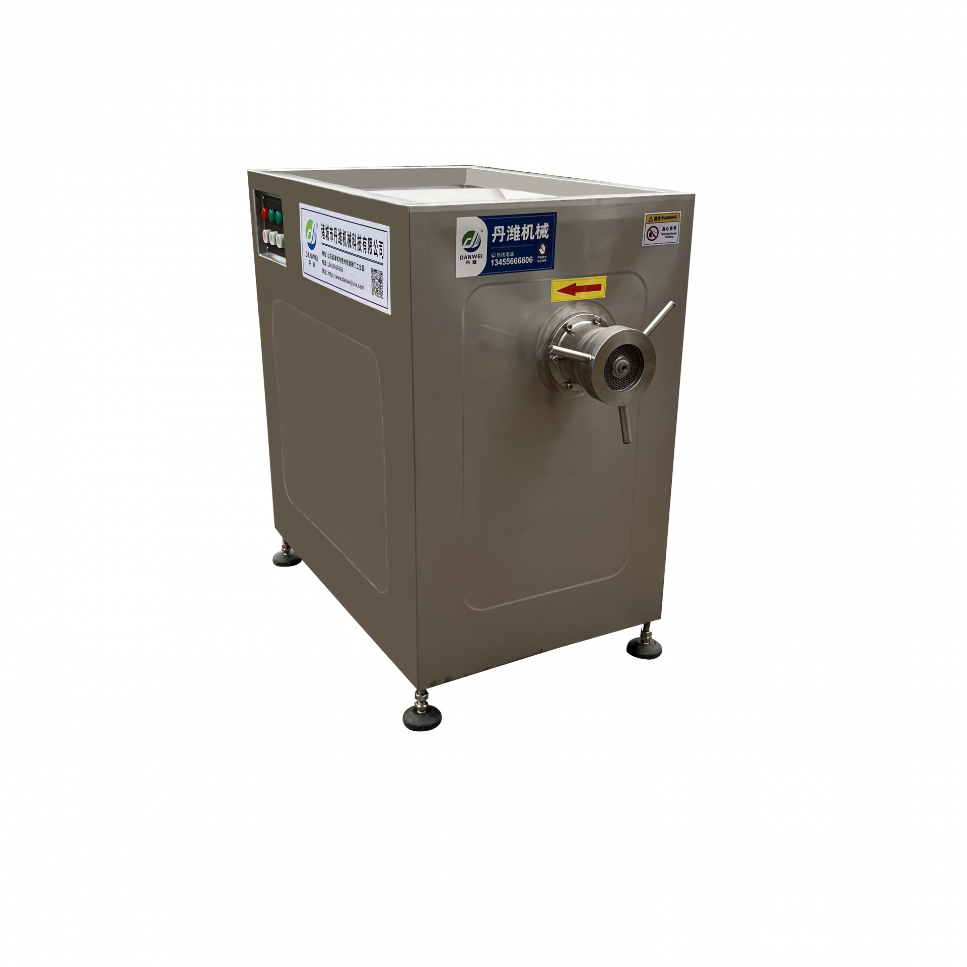 新款多功能不锈钢商用绞肉机冻肉绞肉设备鸡架绞碎机图3