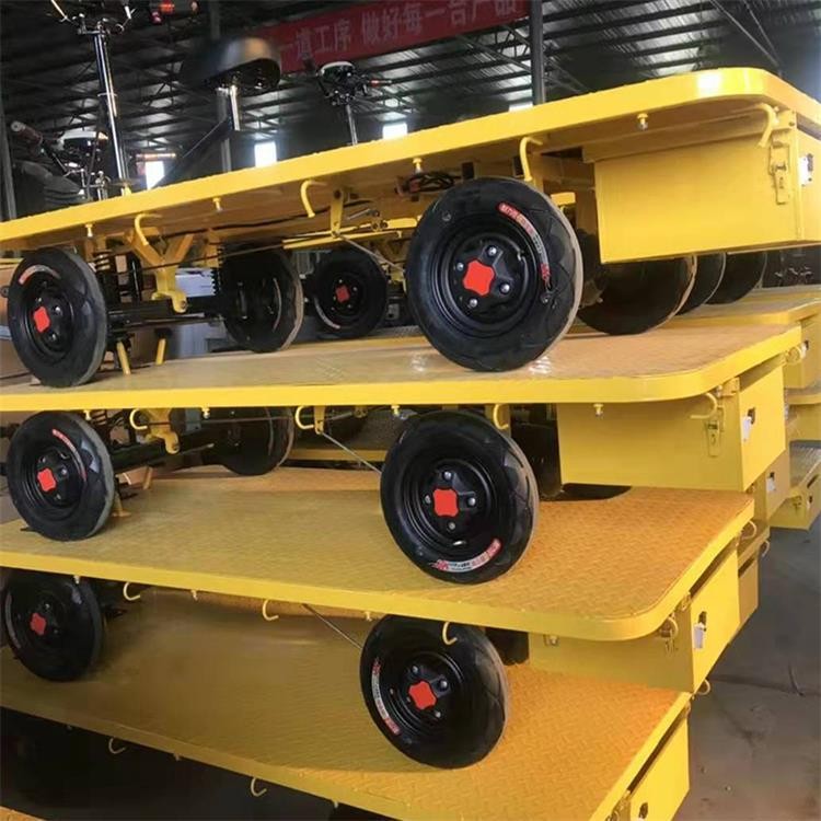 成德 物流快递货物运输转运车 充电式货运车 电动四轮升降平板车图3