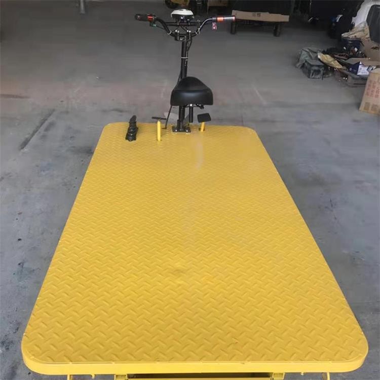 成德 物流快递货物运输转运车 充电式货运车 电动四轮升降平板车图2