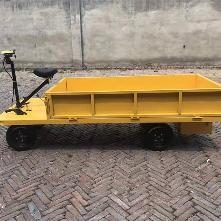 成德 不锈钢电动手推车 手推万向轮电动 拉砖用三轮平板车图4