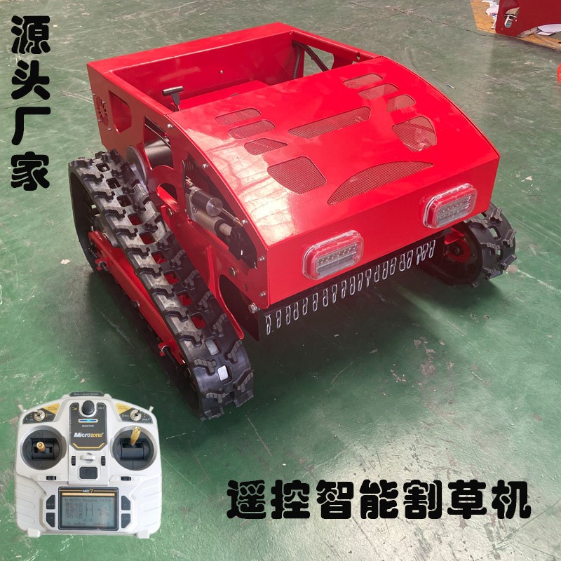 出口欧美自走手推剪草机 公园绿化四冲程割草机 带收草汽油草坪机图5