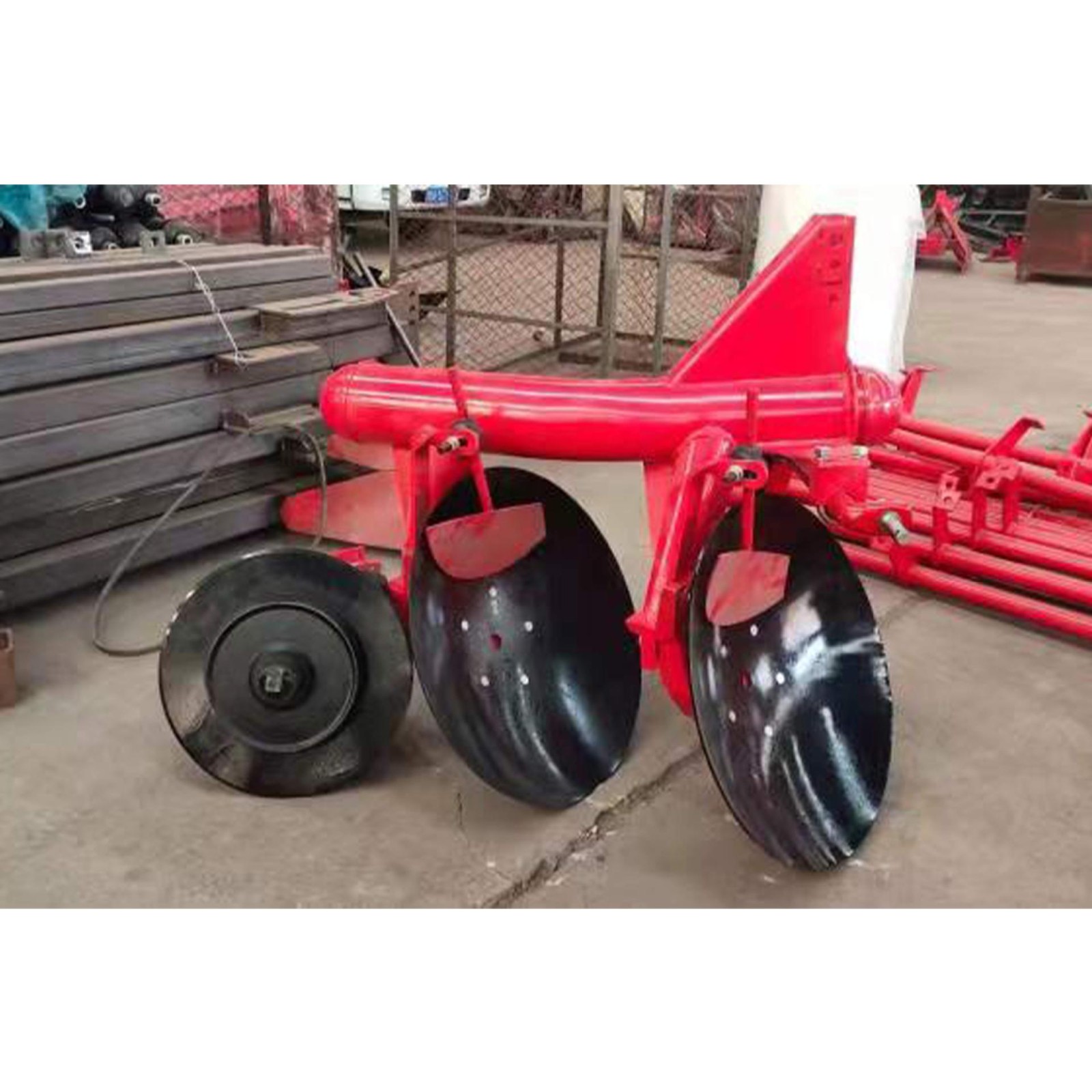 农用拖拉机带悬挂525系列圆盘犁 土壤翻土机械 液压双向圆盘犁图5