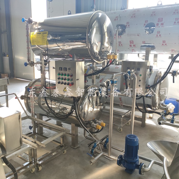 红酒瓶杀菌灭菌锅工艺介绍 山东鑫泰鑫 瓶子灭菌杀菌锅生产供应图2