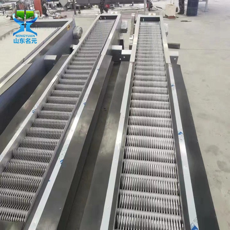 机械捞渣机 养殖屠宰厂污水处理阶梯式捞毛机 不锈钢格栅清污机图4