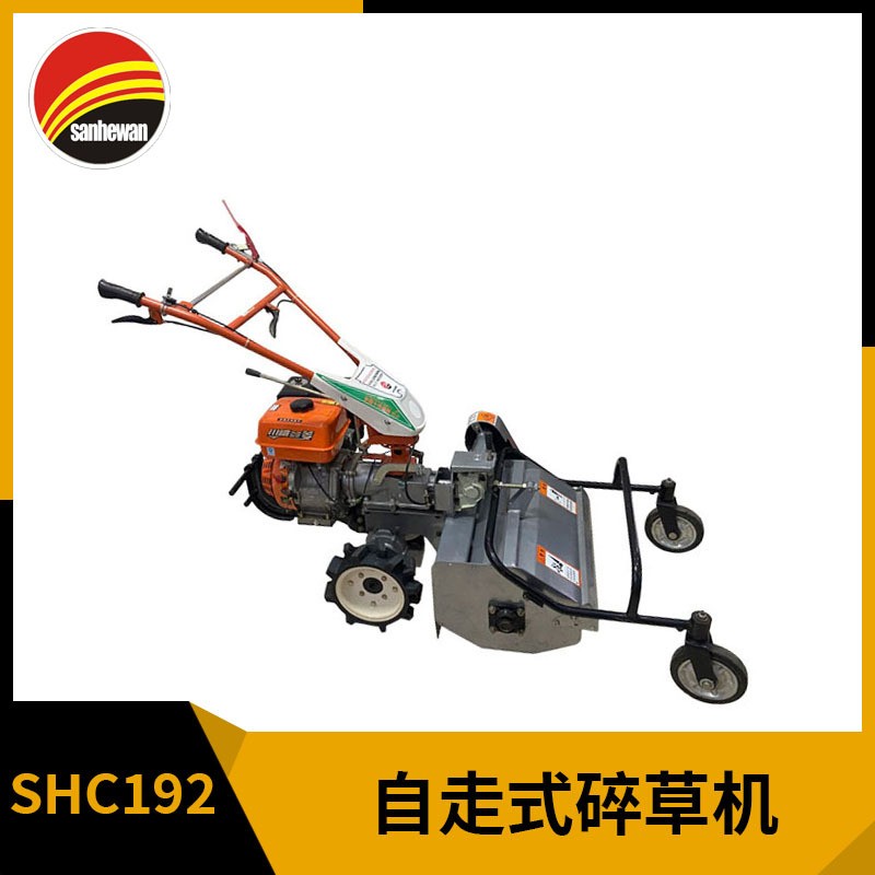 手推割草机汽油四冲程开荒果园剪草农用自走式草坪机碎草机农耕机图5