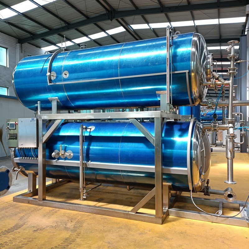 灭菌釜水浴式双层全自动粽子杀菌锅 玉米软包装食品杀菌锅设备图3