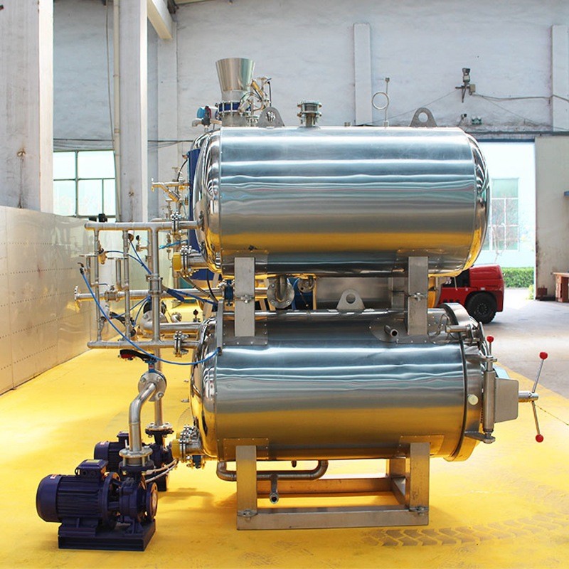 预制菜料理包杀菌锅 半自动喷淋杀菌锅 瓶装饮料卧式杀菌锅图2