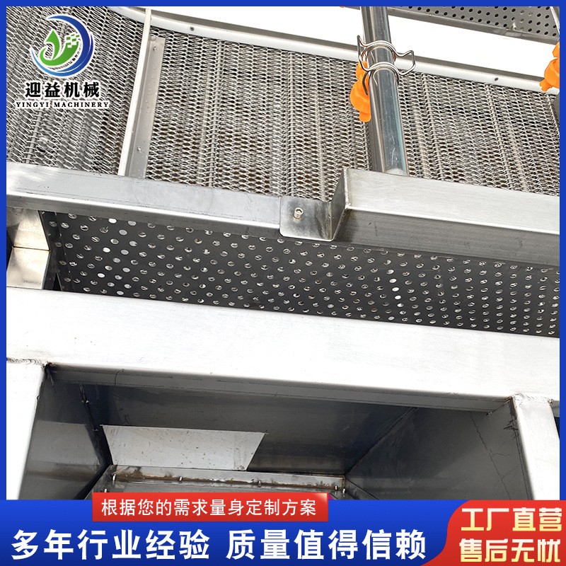 多功能鲜花椒清洗设备 预制菜气泡清洗机 柠檬果蔬清洗机设备图5