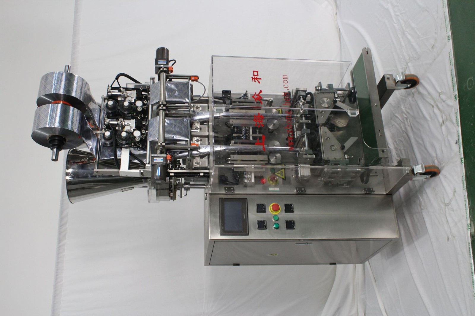 双列颗粒粉末液体圆角包装机 咖啡条益生菌代餐粉凝露包装机批发图2