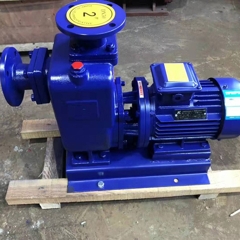 ZW污水自吸无堵塞泵耐腐蚀自吸防爆吸水不锈钢增压排污自吸泵图4