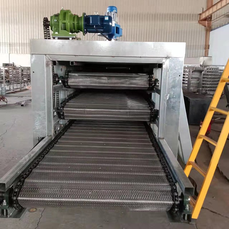 供应果蔬清洗输送机 食品加工热风干燥机 多层网带式流水线烘干机图3