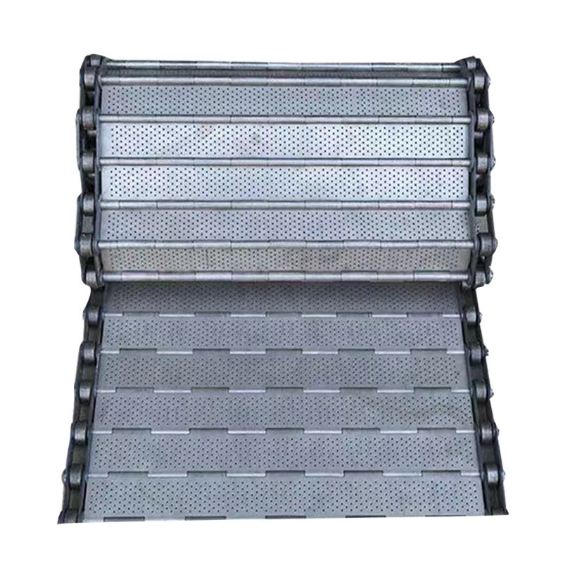 厂家批发饼干食品机械输送链板链条式传送带耐温抗腐蚀不锈钢链板图5