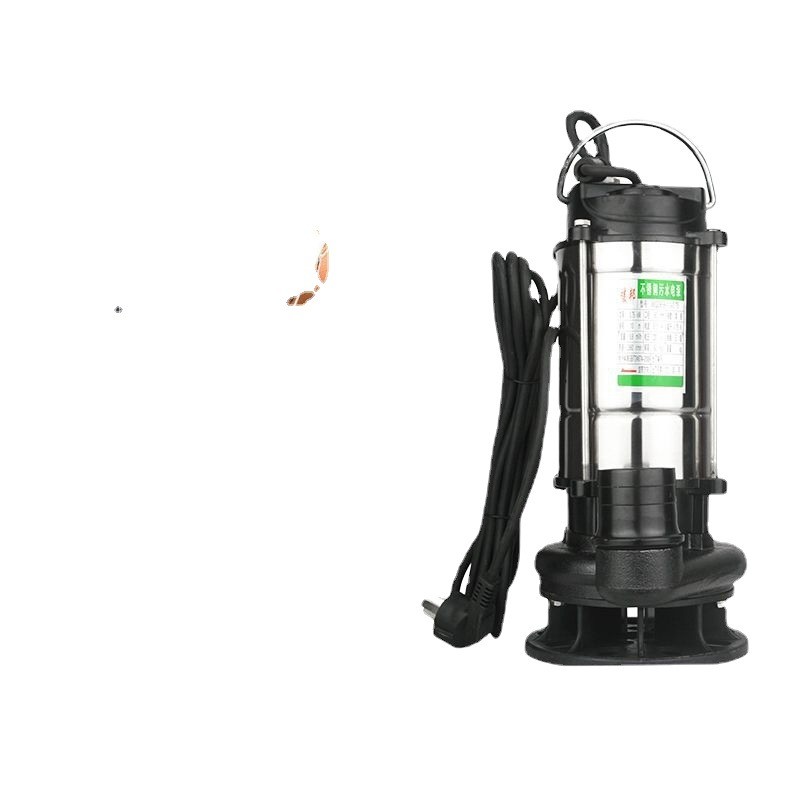 潜水泵家用井水小型抽水泵污水泵农用灌溉抽水机排污泵不锈钢浇菜图5