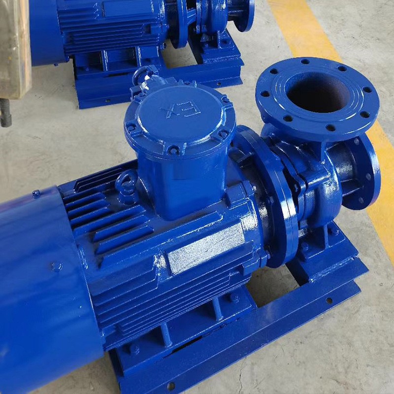 厂家定制 ISW卧式管道离心泵单级大流量高扬程冷热水循环抽水机图4