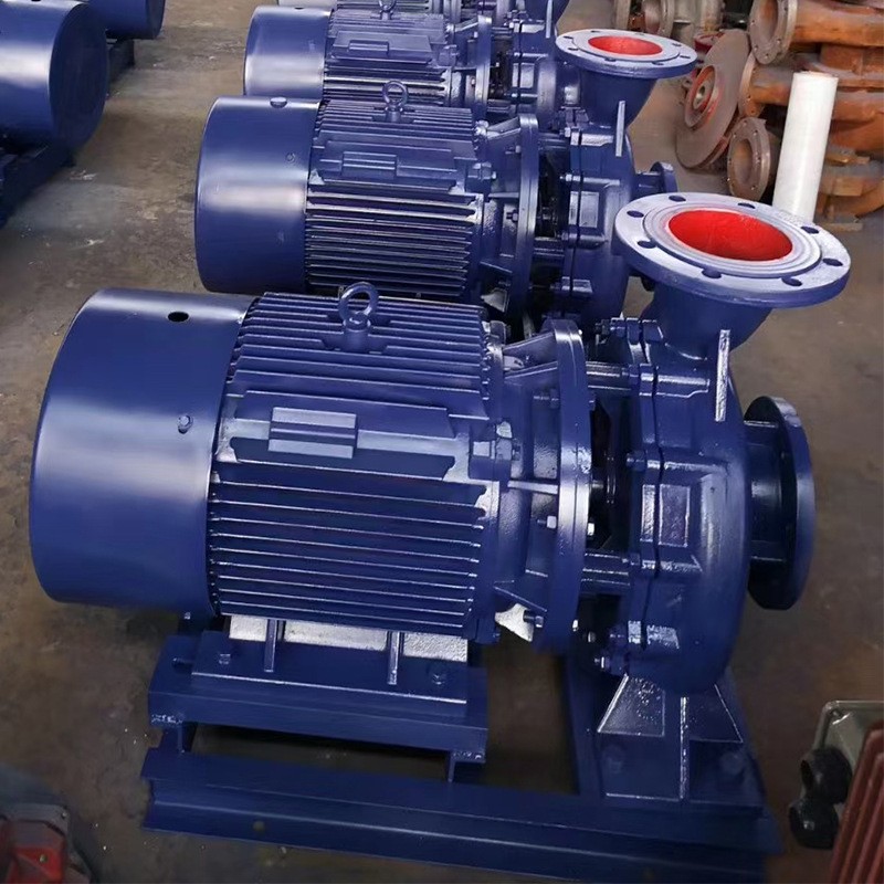 ISW卧式管道离心泵抽水机 单级离心泵大流量高扬程 冷热水循环泵图3