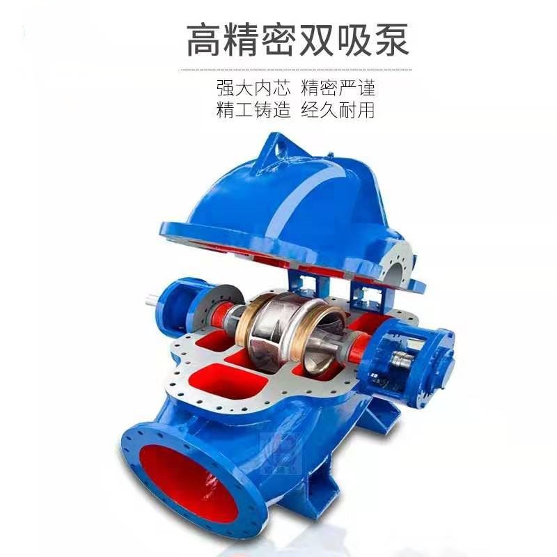 专业 单级双吸离心泵 250S24耐磨大流量清水离心泵管道泵图4