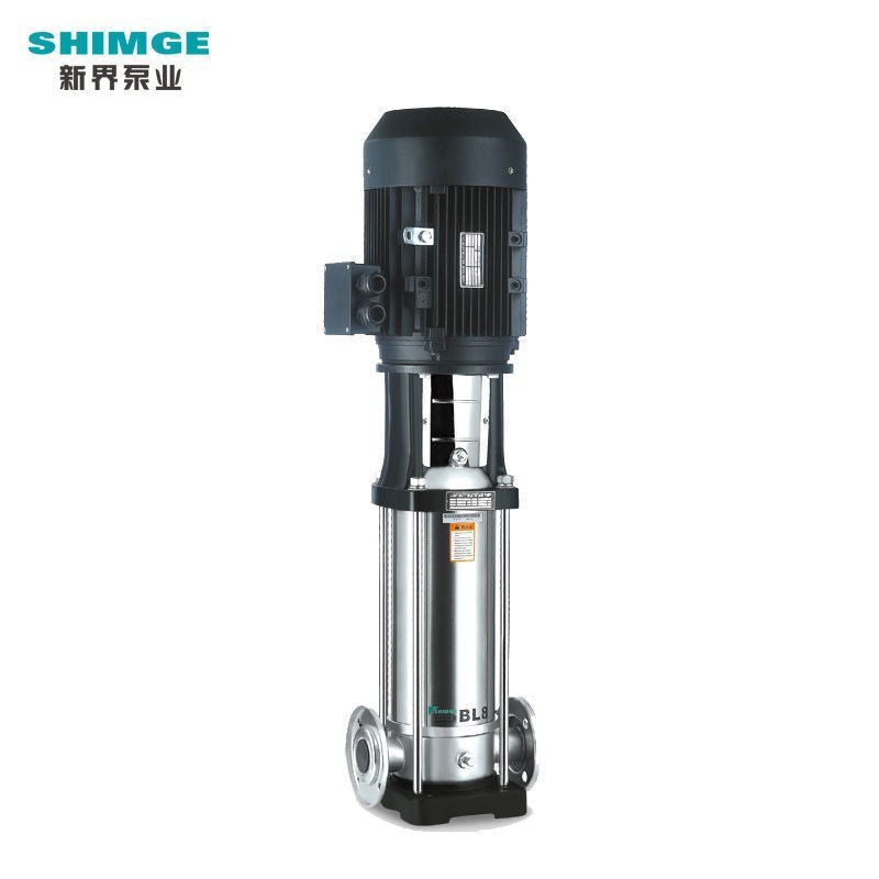 新界不锈钢立式多级泵BL/BLT方工业水处理高层供水管道增压泵图4