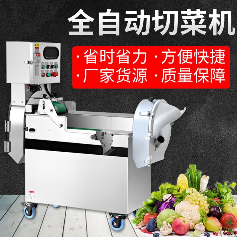 全自动大型商用801型双头多功能切菜机食堂酒店切丝切片切丁机器图3
