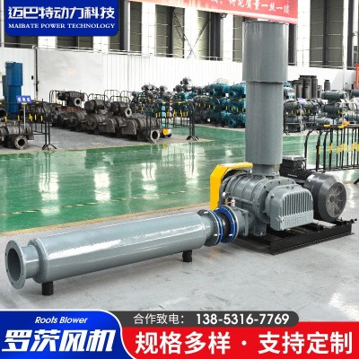 WHSR罗茨风机 厂家供应大流量高效鱼塘增氧用污水曝气罗茨风机