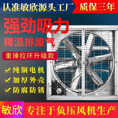 敏欣工厂加厚通风换气扇设备排气扇大功率负压风机工业风扇
